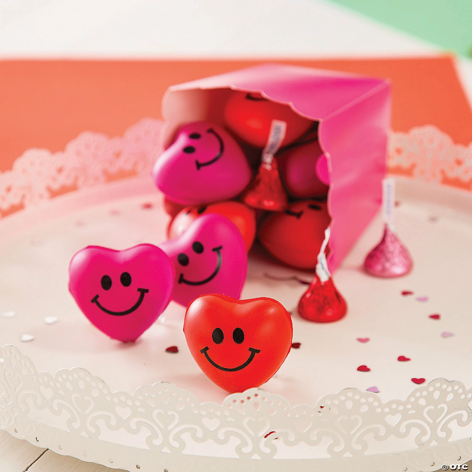 Mini Heart Stress Toys - 24 Pc. - Image 3