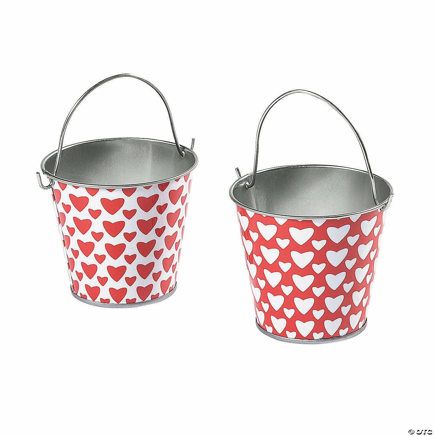 Mini Valentine’s Day Favor Pails - 12 Pc.