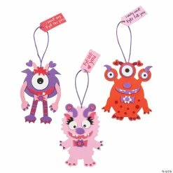 Monster Valentine Ornament Craft Kit - Makes 12