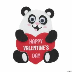 Panda Valentine’s Day Magnet Craft Kit - Makes 12