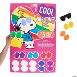 Peanuts® Valentine’s Day Pin the Sunglasses on Joe Cool Game