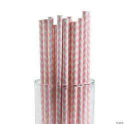 Chevron Paper Straws - 24 Pc.