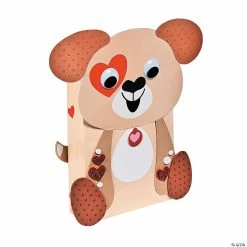 Puppy Valentine Card Holders Craft Kit - Makes 12