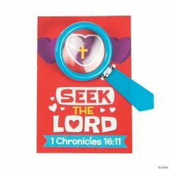 Religious Magnifying Glasses with Valentine's Day Card for 12