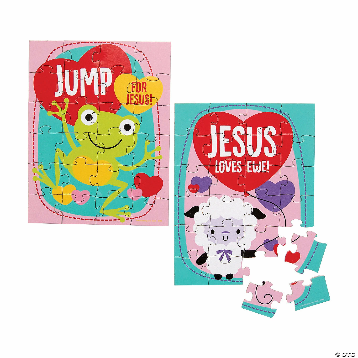 Religious Valentine's Day Exchange Puzzles - Set of 12 - Image 2