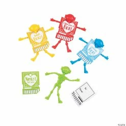 Robot Bendable Valentine Exchanges with Card for 24