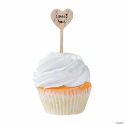 Rustic Heart Picks - 25 Pc.