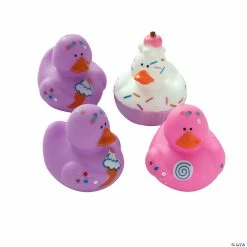 Sweet Treats Rubber Ducks - 12 Pc.