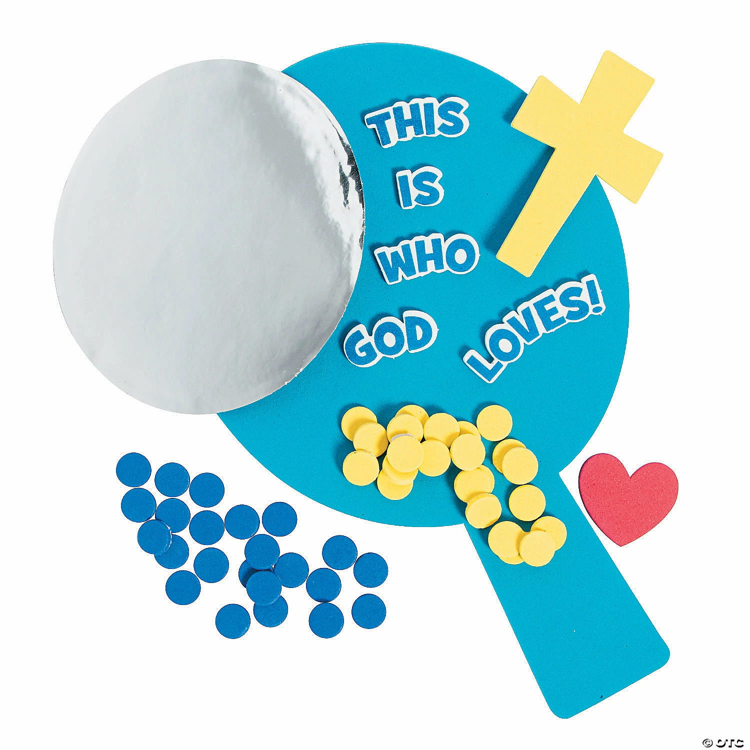This Is Who God Loves Mirror Craft Kit- Makes 12 - Image 2