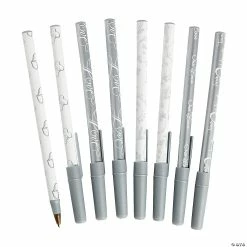 Two Hearts Stick Pens - 24 Pc.