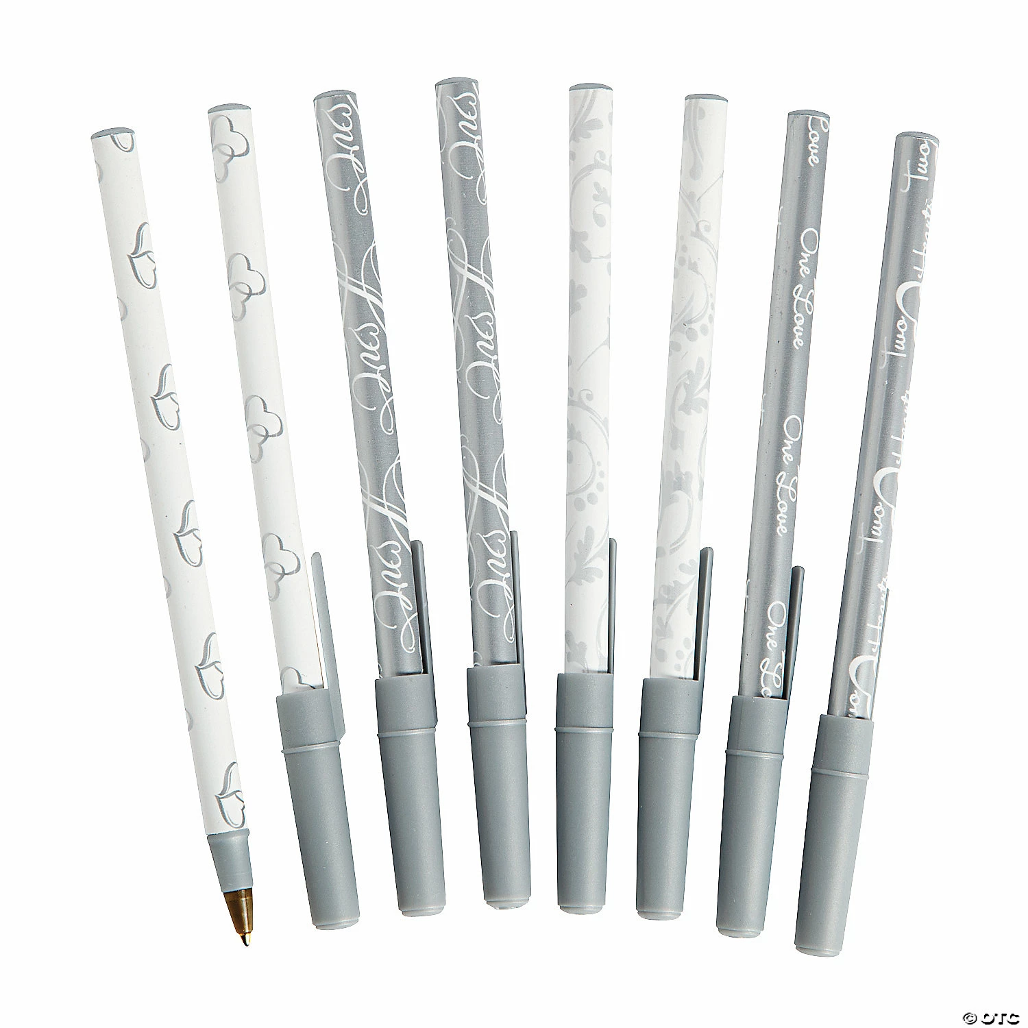 Two Hearts Stick Pens - 24 Pc. 3 Two Hearts Stick Pens - 24 Pc.