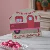 Valentine Camper Tabletop Sign