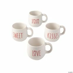 Valentine Ceramic Mugs - 4 Pc.