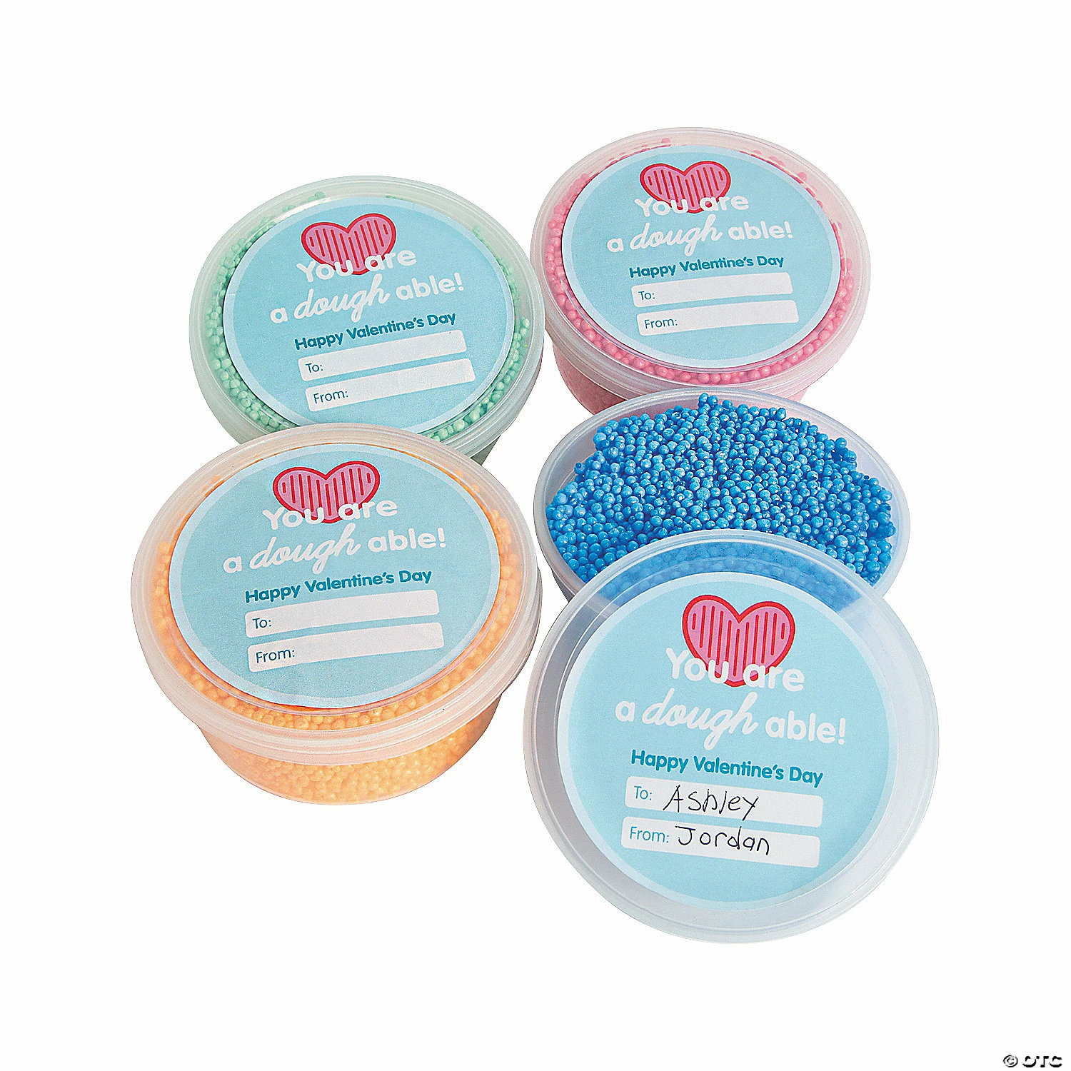 Valentine Dough Exchanges for 12