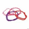 Valentine Friendship Rope Bracelets - 72 Pc.