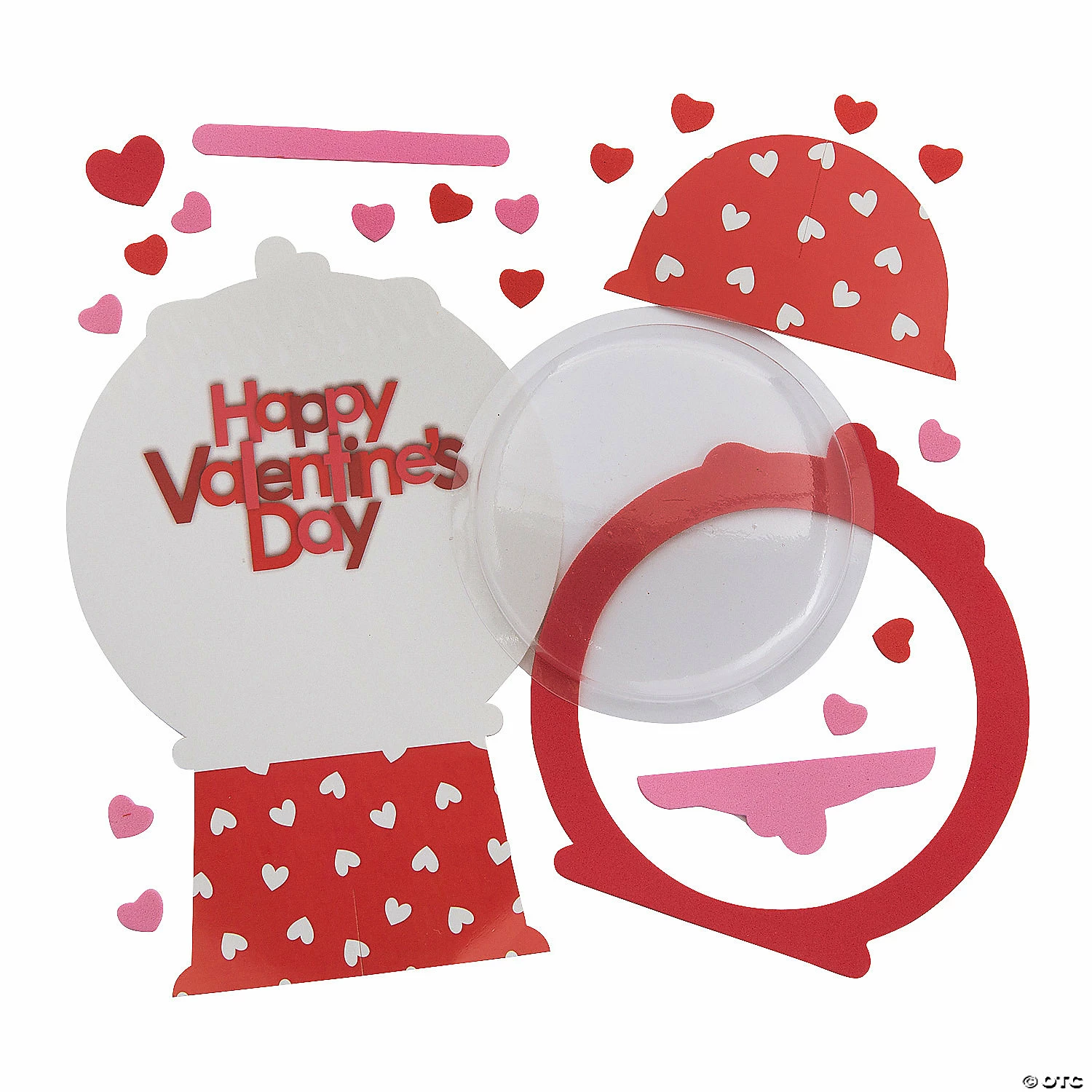 Valentine Gumball Machine Craft Kit – Makes 12 - Image 2