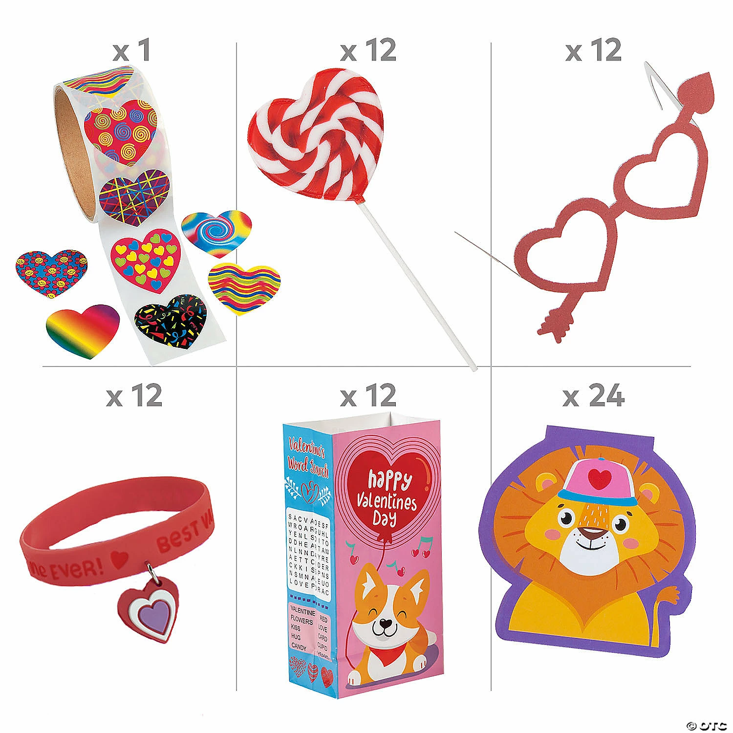 Valentine Handout Kit for 12 - Image 2