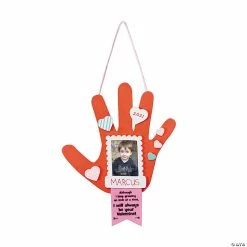 Valentine Handprint Picture Frame Ornament Craft Kit - Makes 12