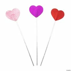 Valentine Heart Fairy Wands - 12 Pc.