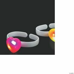 Valentine Heart Light-Up Bracelets - 12 Pc.