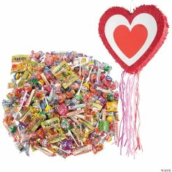 Valentine Heart Pull-String Piñata Kit - 207 Pc.