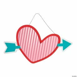 Valentine Heart with Arrow Door Sign