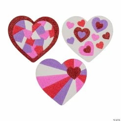 Valentine Hearts Sand Art Craft Kit - Makes 12