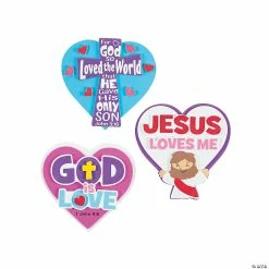 Valentine Inspirational Heart Magnet Craft Kit - Makes 12