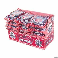 Valentine Pill Puzzle Ring Fun Favors with Cards