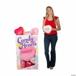 Valentine’s Day Conversation Heart Balloon Box with Balloons - 25 Pc.