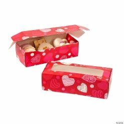 Valentine’s Day Cookie Boxes - 12 Pc.