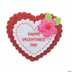 Valentine’s Day Heart Pin Craft Kit - Makes 12