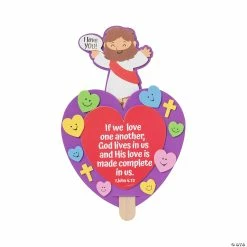 Valentine’s Day Jesus Pop-Up Craft Kit - Makes 12