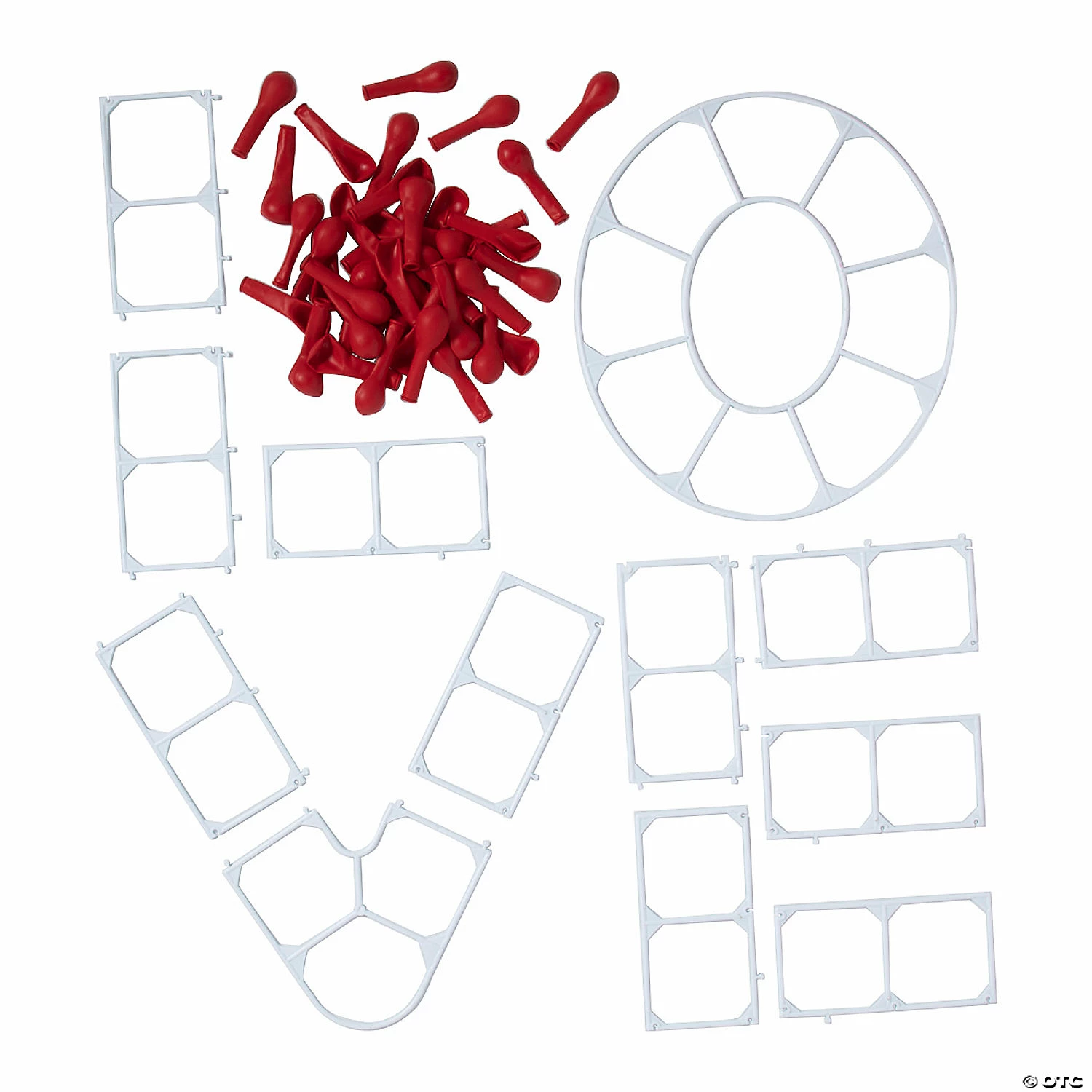 Valentine’s Day Love Balloon Wall Frame Kit - 41 Pc. - Image 2