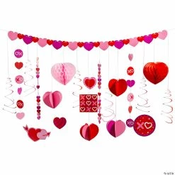 Valentine’s Day Party XOXO Hearts Mega Decorating Kit - 22 Pc.