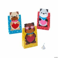 Valentine’s Day Puppy Treat Boxes - 12 Pc.