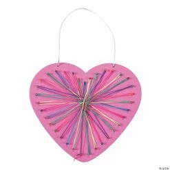 Valentine String Art Craft Kit- Makes 12