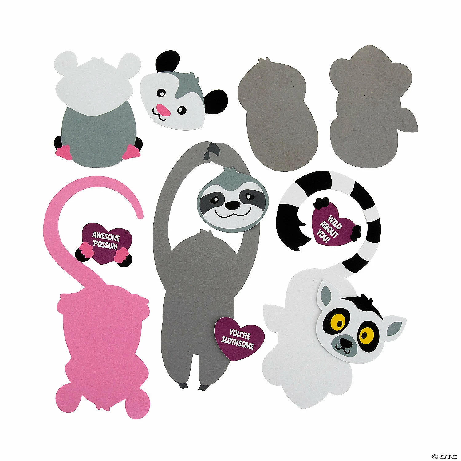 Valentine Tree Buddy Door Hanger Craft Kit - Makes 12 - Image 2