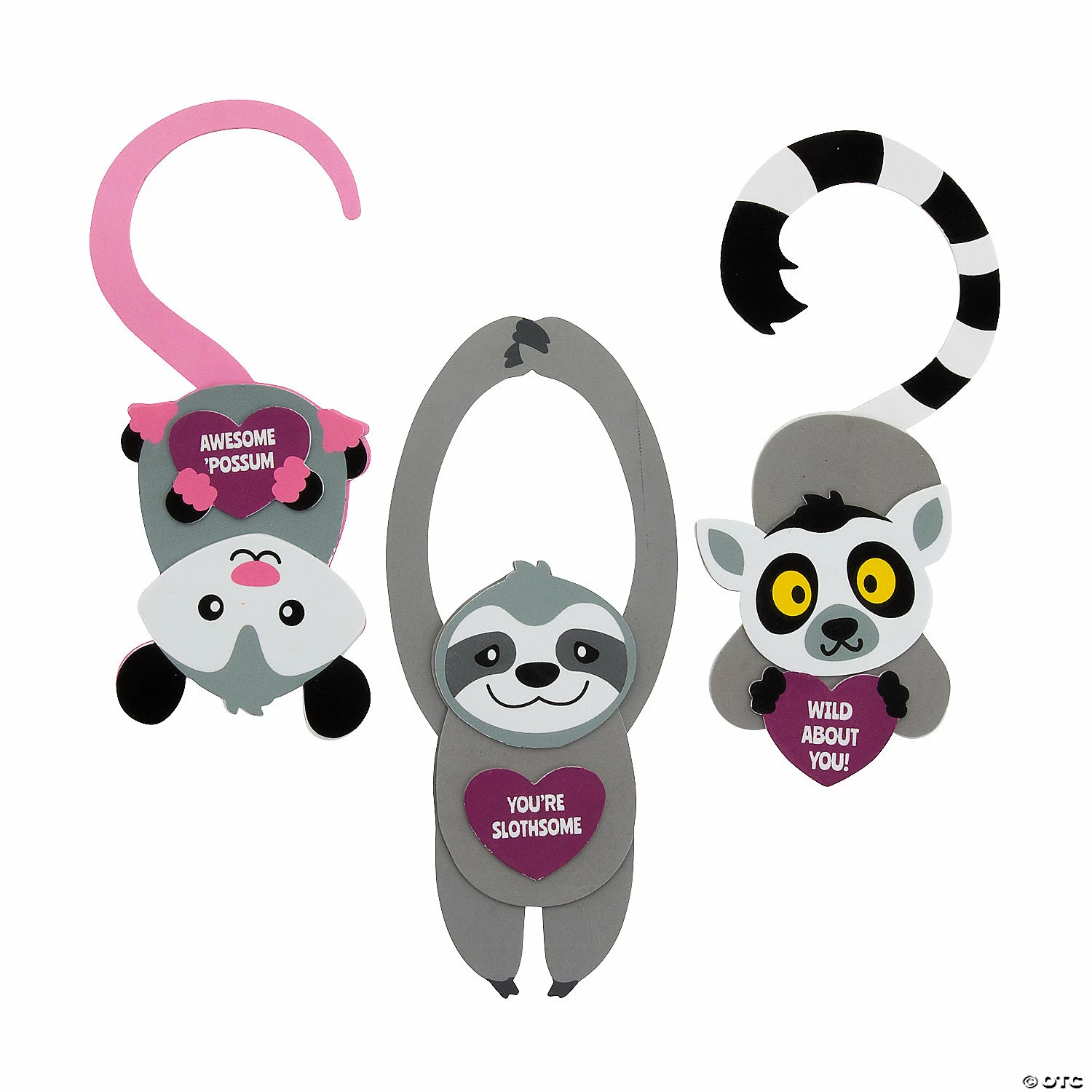 Valentine Tree Buddy Door Hanger Craft Kit - Makes 12