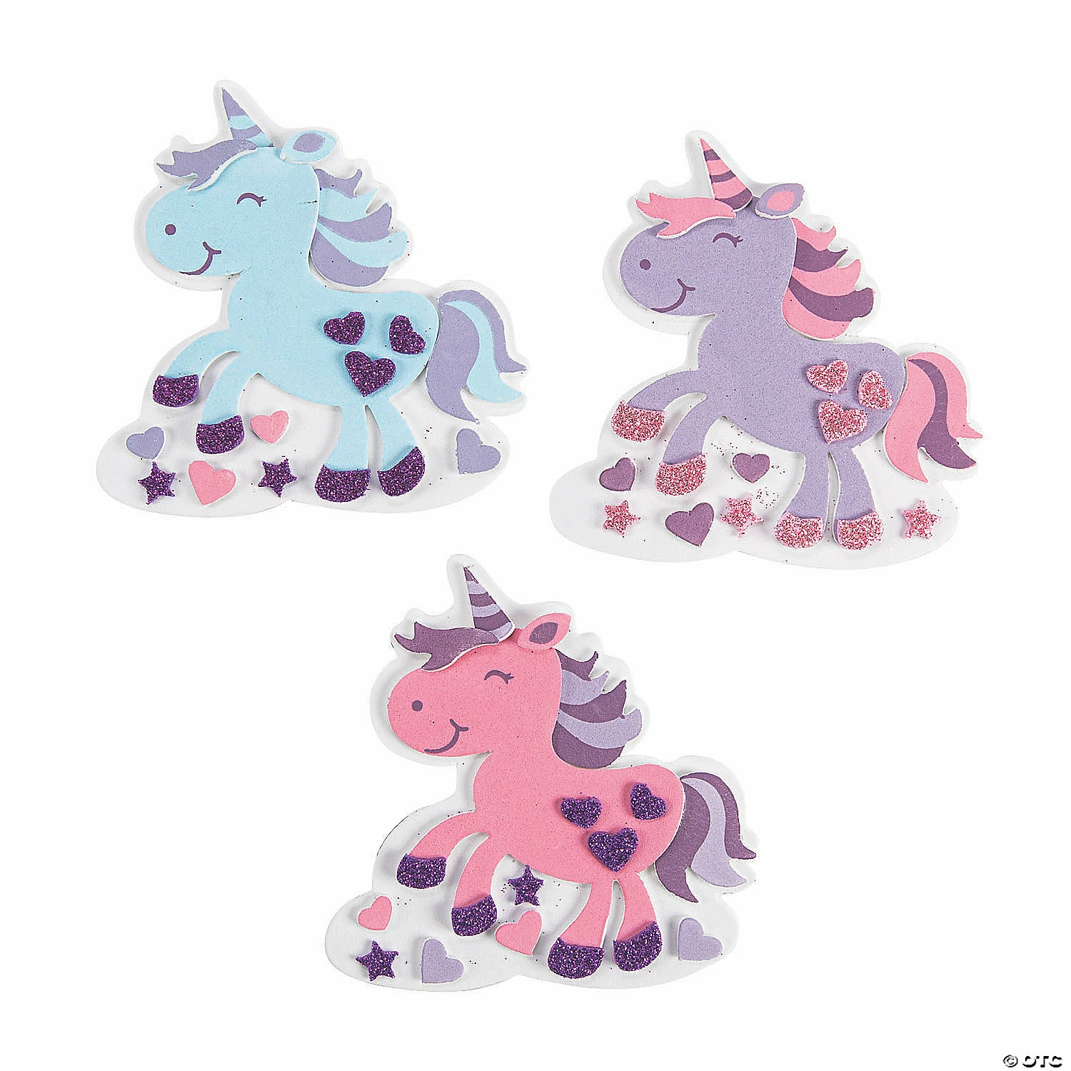 Valentine Unicorn Magnet Craft Kit - Makes 12