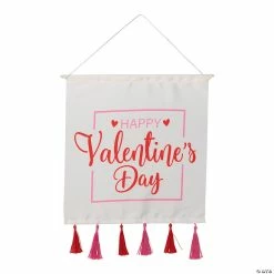 Valentine's Day Banner With Tassels