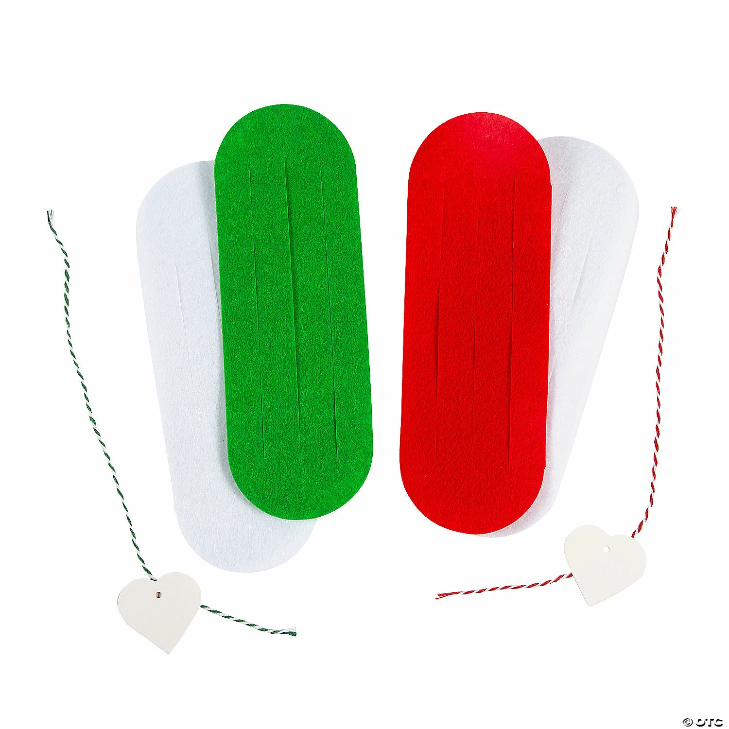 Woven Heart Ornament Craft Kit - Makes 12 - Image 2